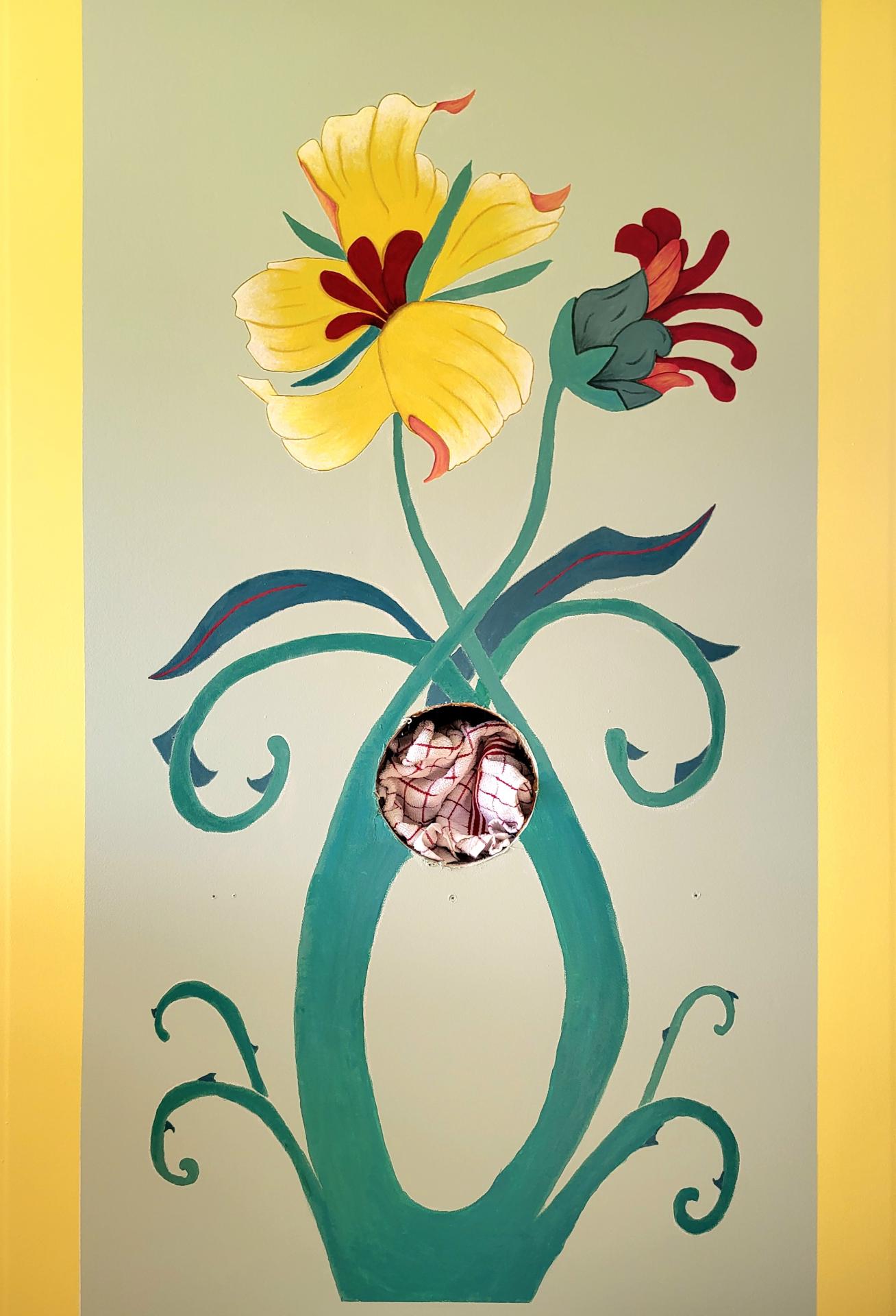 Fleurs poele