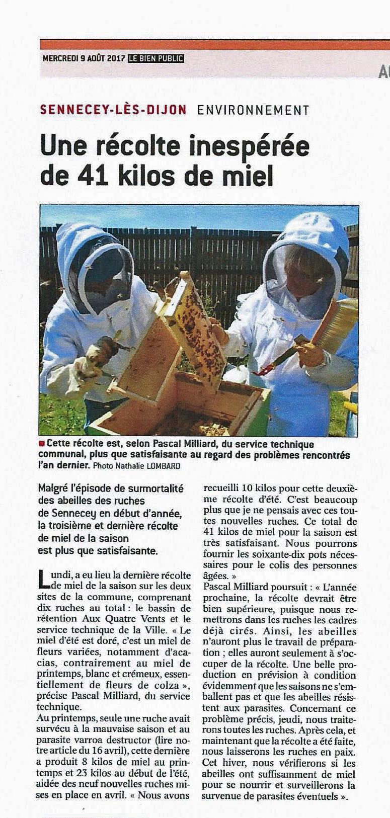 Recolte du miel