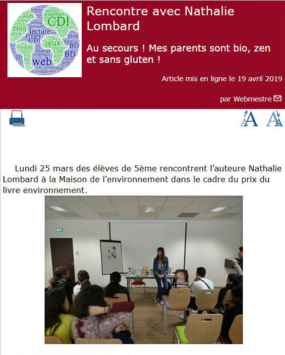 Rencontre prix de l environnement lyon