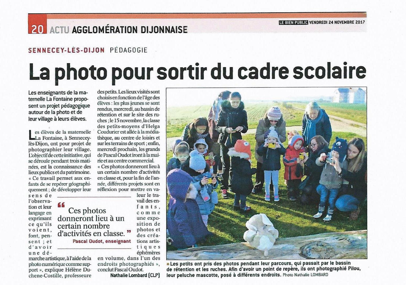 Sortie photo ecole maternelle